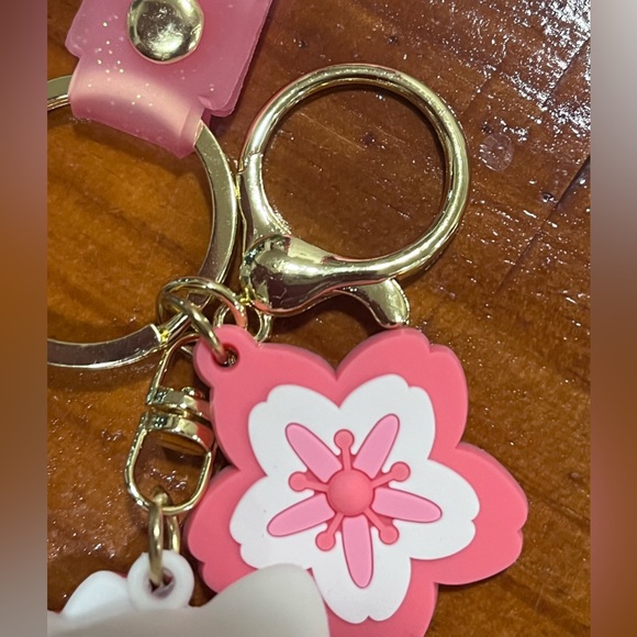 New Pink Sakura Sanrio Hello Kitty Keychain/
 Pendant/Car Key Ring - Picture 4 of 10